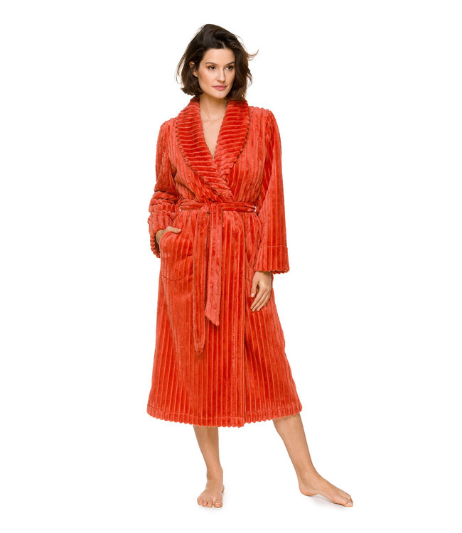 Coemi Emelie Dressing Gown Long Orange