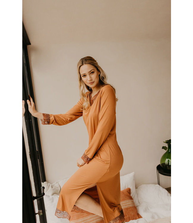 Jasmine Dress Maxi Modal Bronze