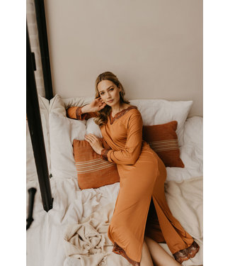 Jasmine Dress Maxi Modal Bronze