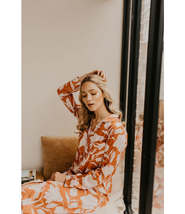 Chloe Dress Print Bronze