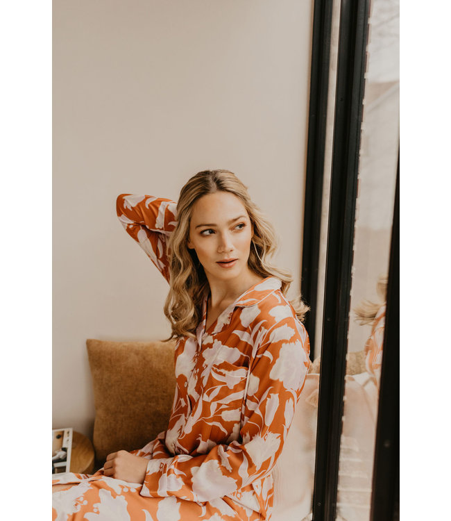 Chloe Dress Print Bronze