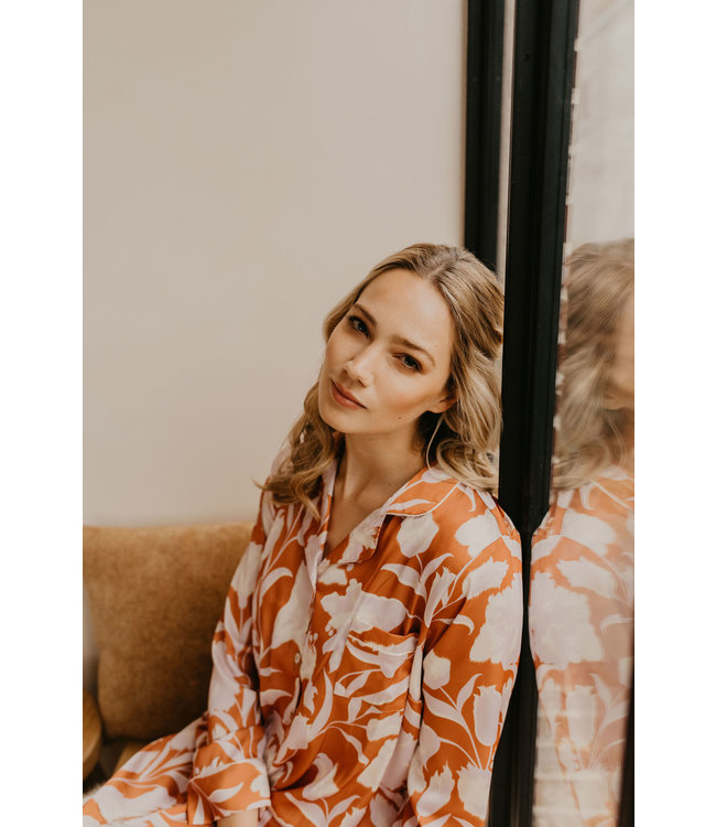 Chloe Dress Print Bronze