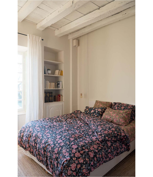 Noemie Duvet Cover Charcoal Tropical Loon