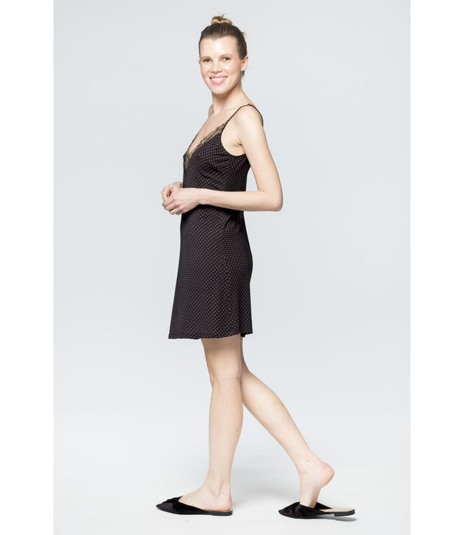 Pepita Zoe Slipdress Nero