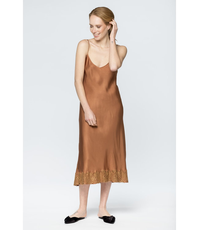 Pepita Long Slipdress Belfy Coccio