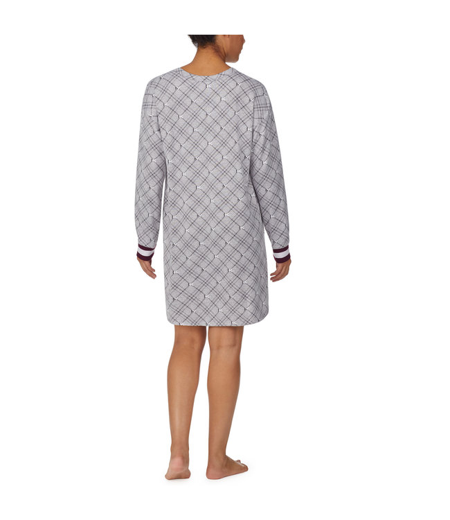 DKNY Sleepshirt Dreaming Big Grey Print