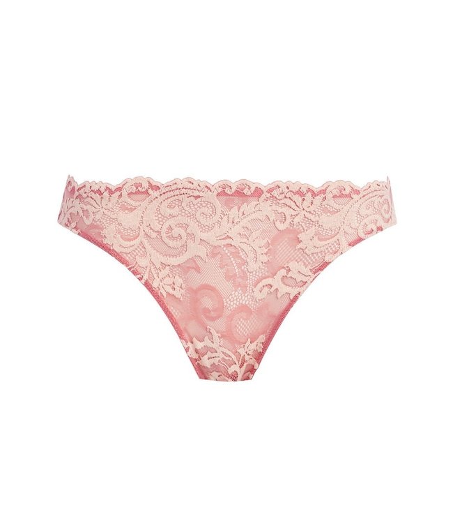 Wacoal Instant Icon Bridal Rose/Crystal Pink Tanga