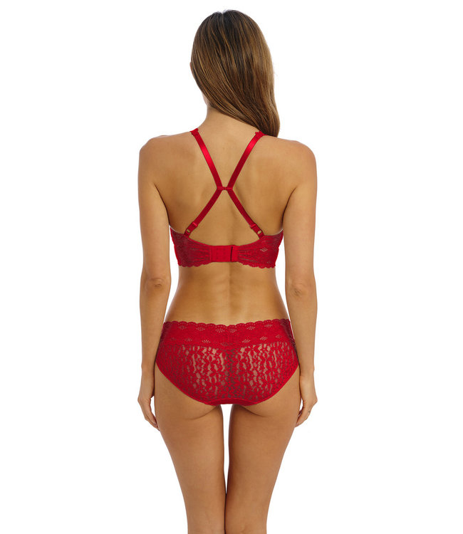 Wacoal Halo Lace Wire Free Soft Cup Barbados Cherry