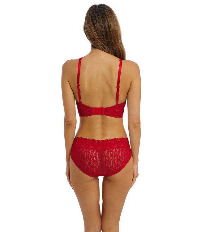 Wacoal Halo Lace Wire Free Soft Cup Barbados Cherry