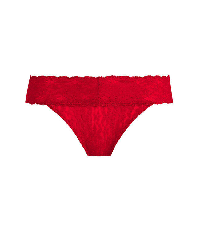 Wacoal Halo Lace Bikini Brief Barbados Cherry
