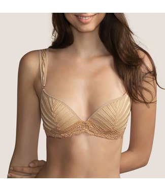 Andres Sarda Oxman Light Tan Padded Plunge Bra