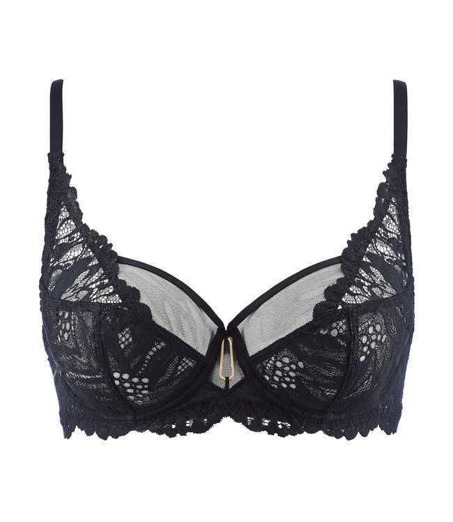 Aubade Paris Full Cup Beha Flowermania Noir