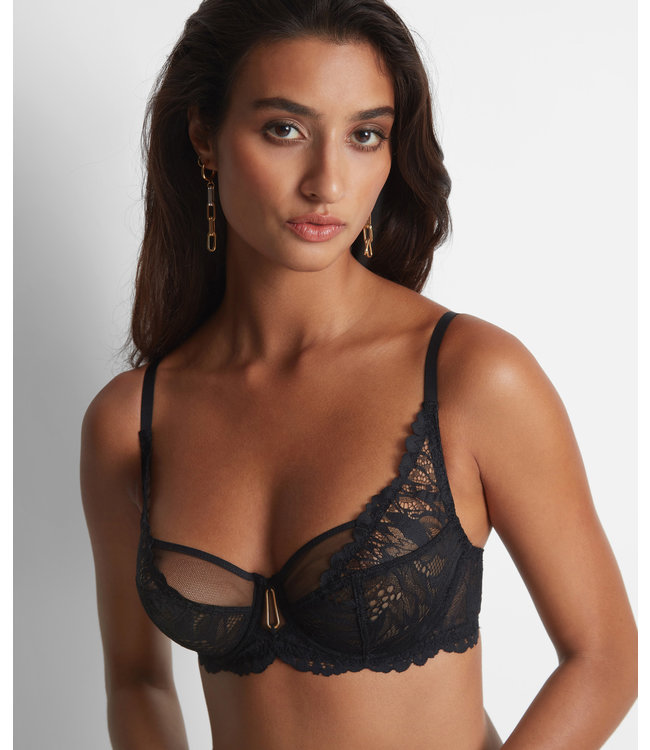 Aubade Paris Full Cup Beha Flowermania Noir