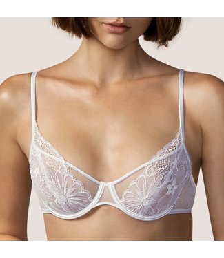 Andres Sarda OXMAN light tan padded plunge bra