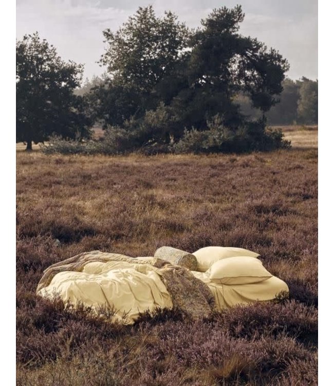 Essenza Dekbedovertrek Minte Yellow straw