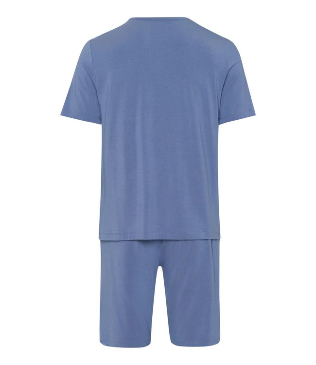 Hanro Smart Sleep Pyjama Labrador Blue
