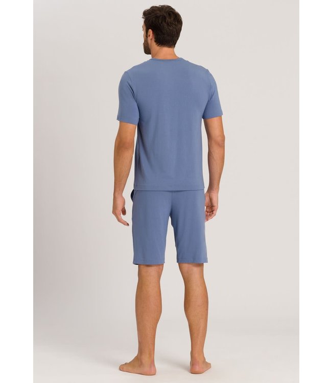 Hanro Smart Sleep Pyjama Labrador Blue