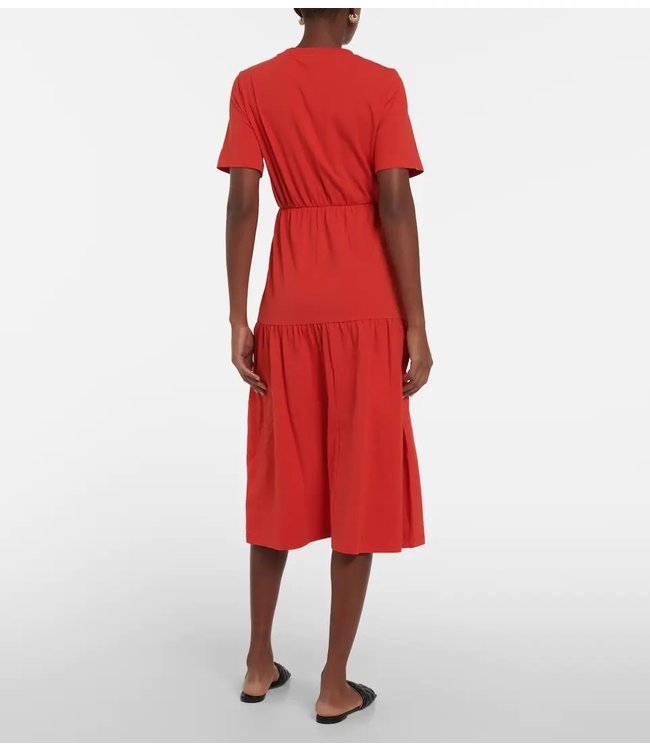 Max Mara Leisure Pergola Dress Long Red