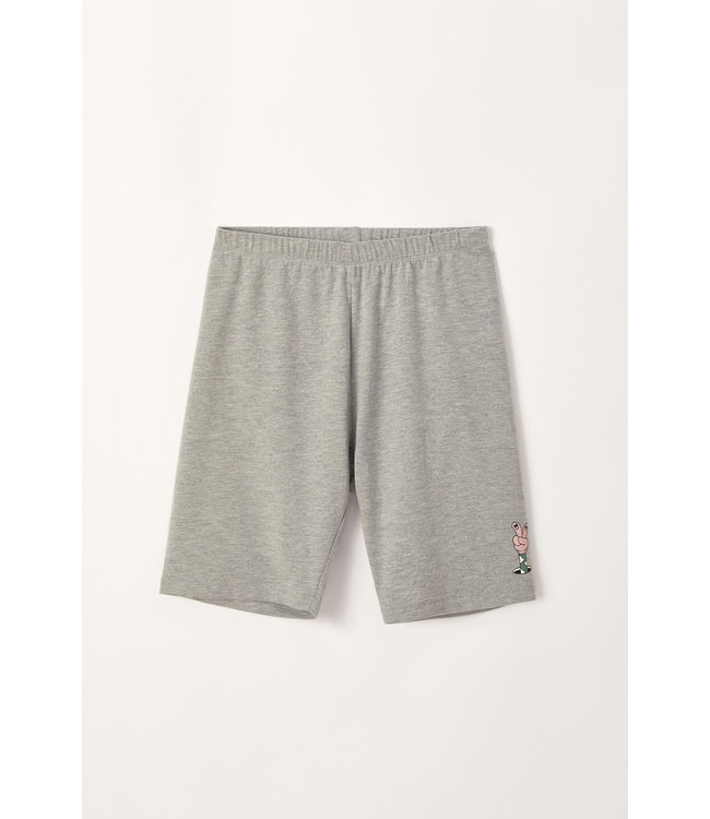 231-2-SLR-K/142 Girls Cyclist Shorts Licht Grijs Mélange