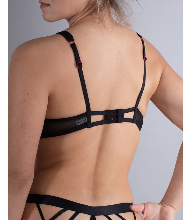 Wired Plunge Bra Black