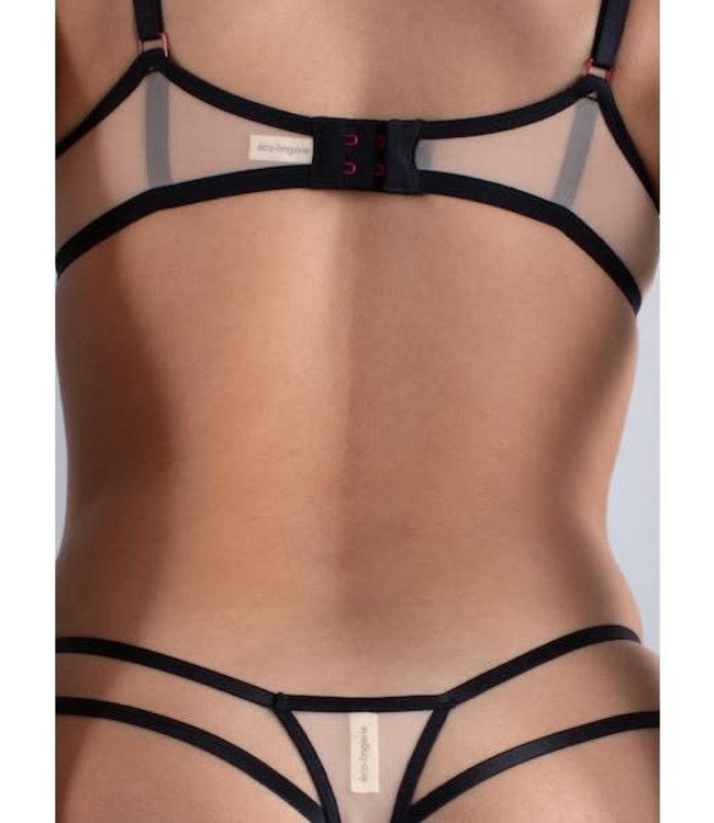 Minimalist Balcony Bra Sheer