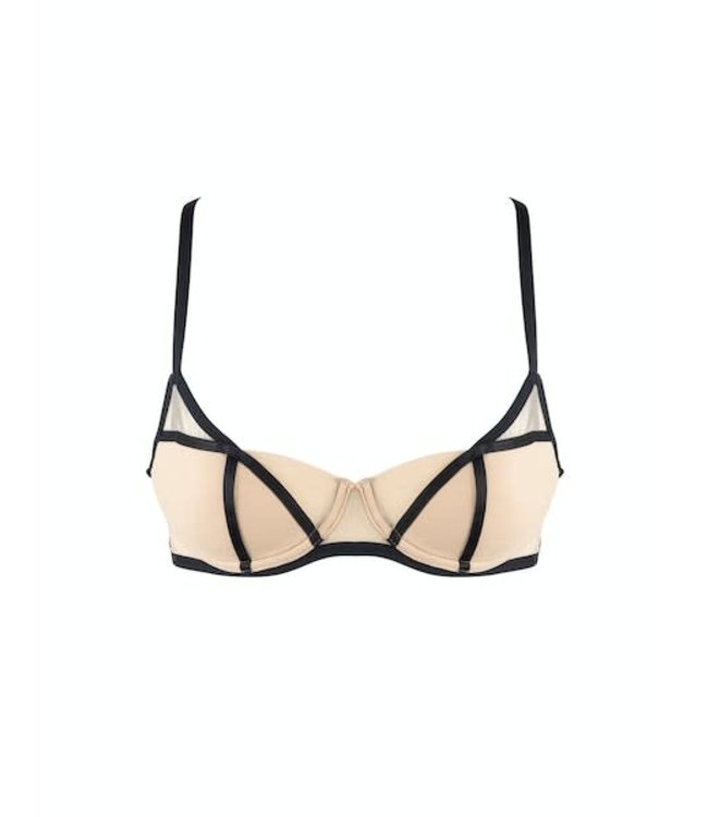 Minimalist Balcony Bra Sheer