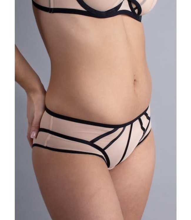 Shorty  Panty Sheer Tulle Beige