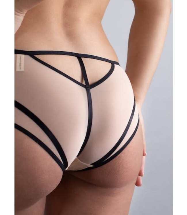 Shorty  Panty Sheer Tulle Beige