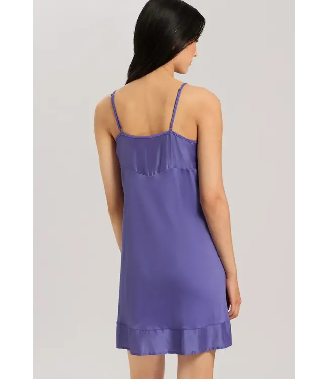 Hanro Livia Negligé Violet Blue