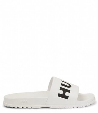 Hugo Boss Match It Slid Slipper Open White