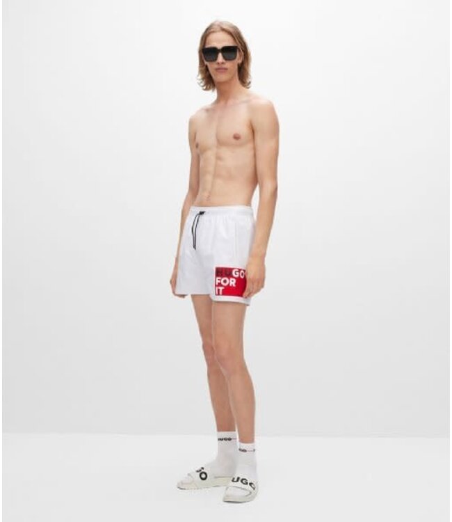 Match It Slid Slipper Open White