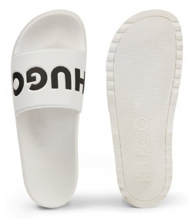 Match It Slid Slipper Open White
