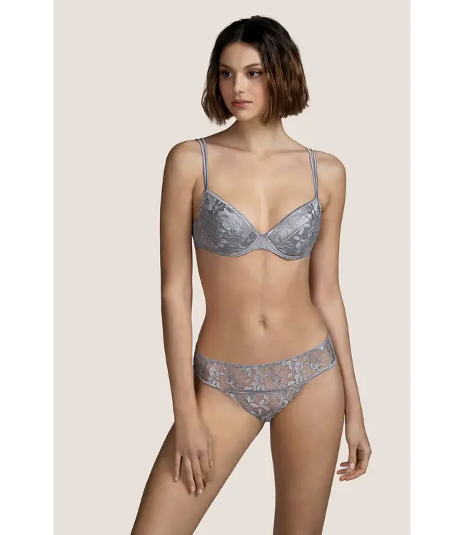 Tina Rioslip Silver Metal