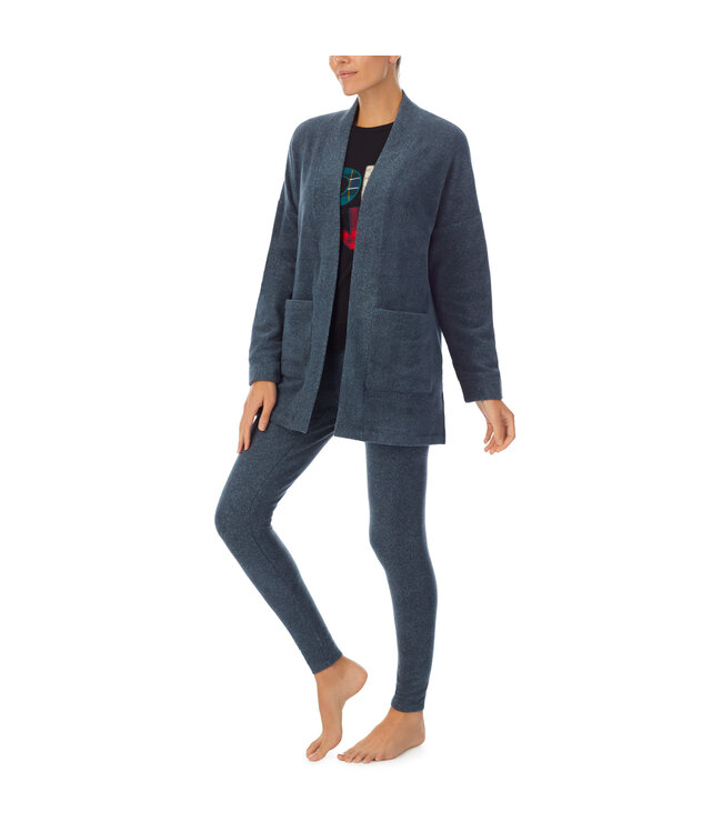 DKNY Gilet&Legging Sleep Set Work Hard/Chill Charcoal