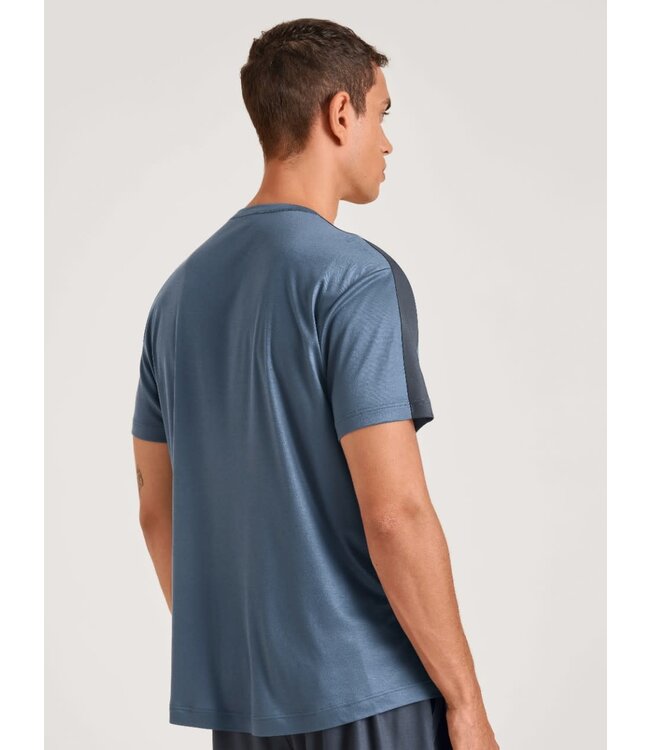 Calida DEEPSLEEPWEAR Men Cooling Shirt Blue