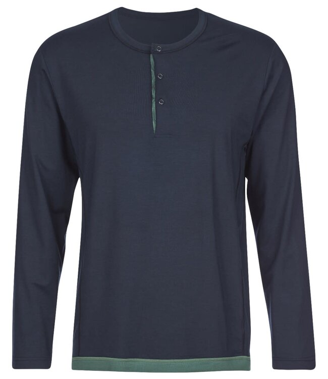Calida DEEPSLEEPWEAR Men Balancing Shirt Dark Blue