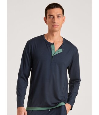 Calida DEEPSLEEPWEAR Men Balancing Shirt Dark Blue