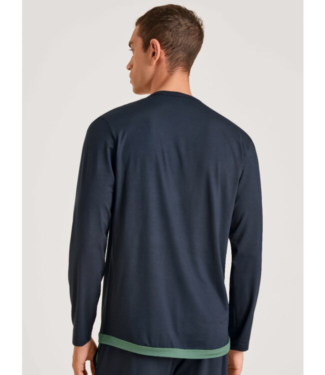 Calida DEEPSLEEPWEAR Men Balancing Shirt Dark Blue