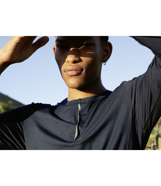 Calida DEEPSLEEPWEAR Men Balancing Shirt Dark Blue