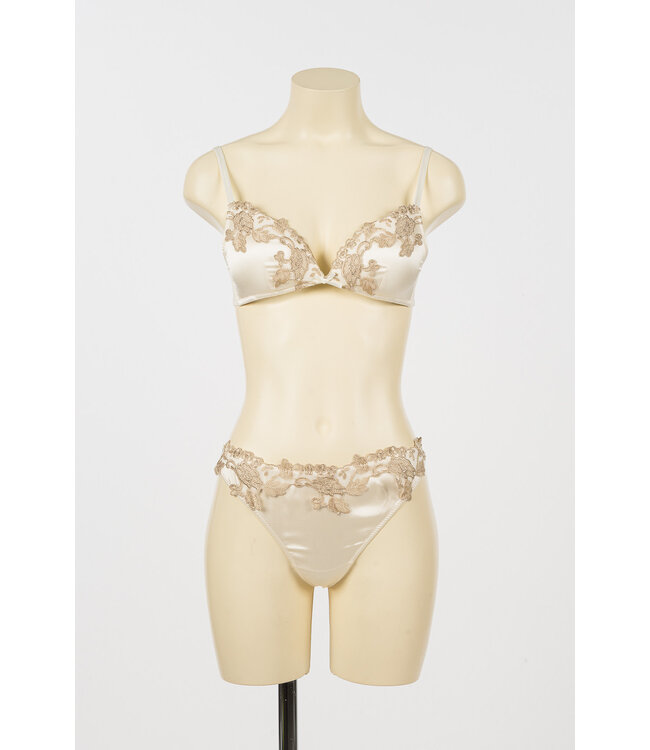 Twin-Set SET Bralette + String Beige/Ecru