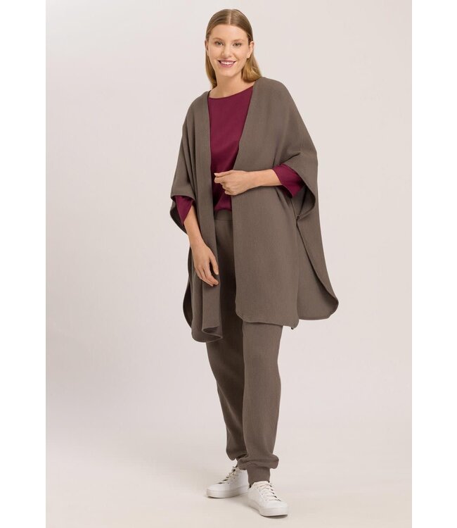 Hanro Easywear Poncho Mocha Stone