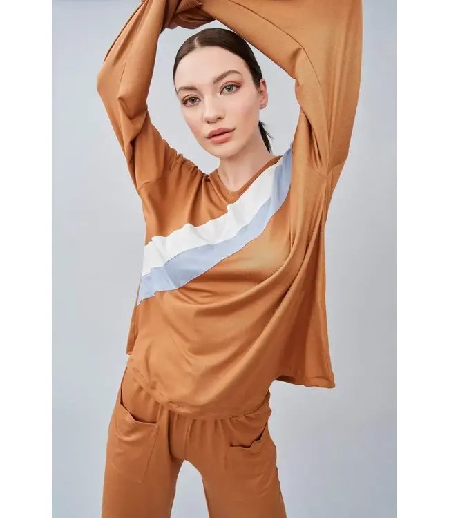 Flora Lastraioli Pyjama Giulia Brown Sugar