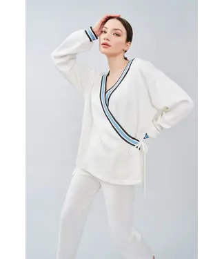 Flora Lastraioli Criss Cross Homewearset Chiara Off-White