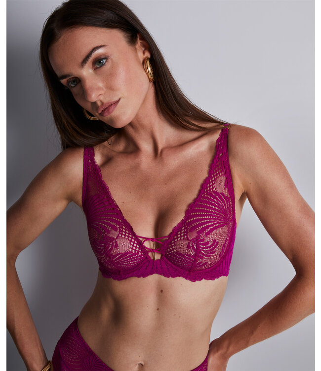 Aubade Paris Rythm Of Desire Triangle Ultra Plunge Pink