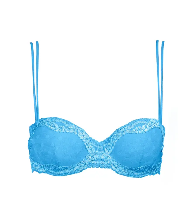Nan Padded Balcony Bra Menorca Blue