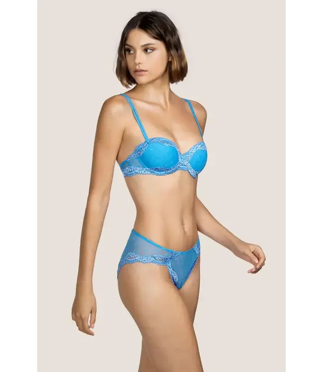 Nan Padded Balcony Bra Menorca Blue