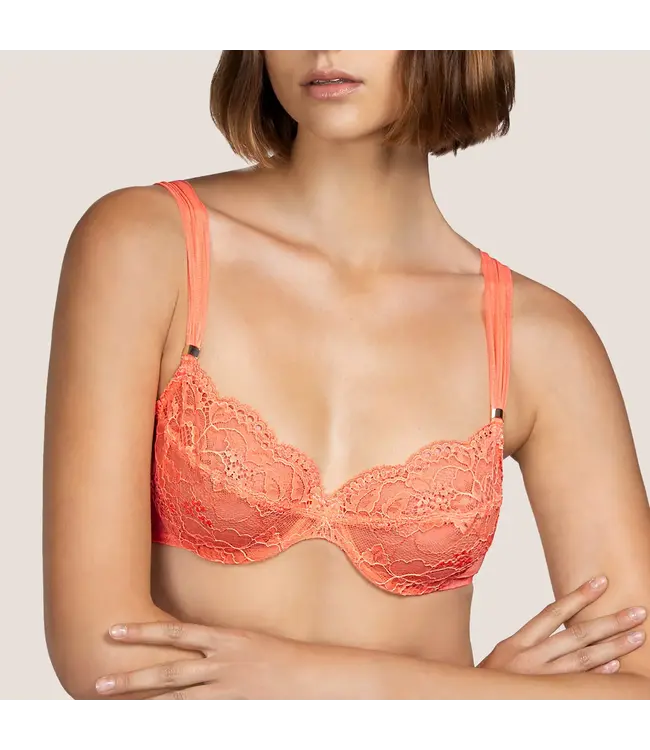 Andres Sarda Turqueta Full Cup Bra Papaya