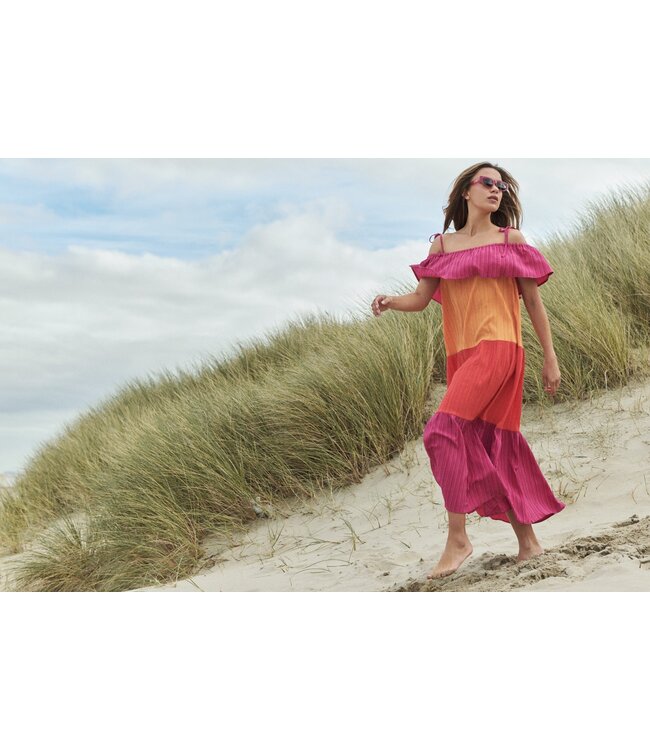 241-52-XDV-W/346 Jurk Fuchsia