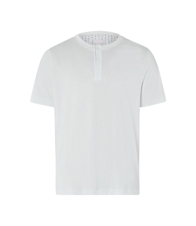 Hanro Carl Shortset Pyjama Glossy Blue Stripe