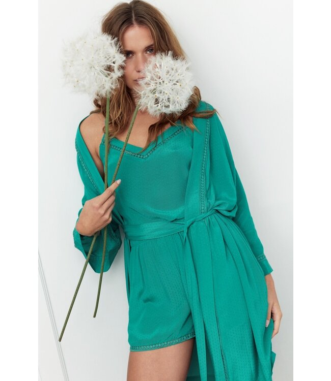 241-52-XHB-W/759 Dames Short Set Groen